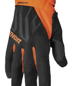 Thor Draft Gloves -Thor Motocross Sales thor draft gloves black orange 2