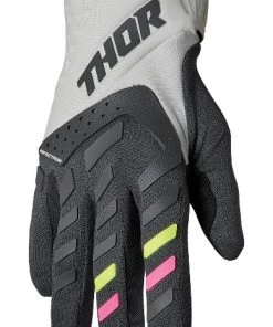 Thor Spectrum Women's Gloves 14 Thor Spectrum Women's Gloves -Thor Motocross Sales thor glove spctrm wmn gy ch grey charcoal 2