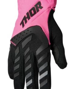 Thor Spectrum Women's Gloves 18 Thor Spectrum Women's Gloves -Thor Motocross Sales thor glove spctrm wmn gy ch pink black 2
