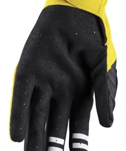 Thor Hallman Mainstay Glove -Thor Motocross Sales thor hallman mainstay glove yellow checker 5