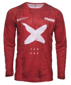 Thor Pulse Hzrd Jersey 12 Thor Pulse Hzrd Jersey -Thor Motocross Sales thor pulse hzrd jersey red white 6