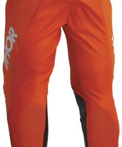 Thor Pulse Mono Pants -Thor Motocross Sales thor pulse mono pants grey orange 4 scaled