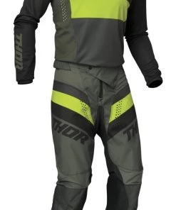Thor Pulse Racer Pants -Thor Motocross Sales thor pulse racer pants army green acid 6