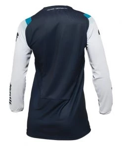 Thor Pulse Rev Women's Jersey -Thor Motocross Sales thor pulse rev womens jersey midnight blue white 5