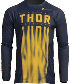 Thor Pulse Vaper Jersey -Thor Motocross Sales thor pulse vaper jersey navy yellow 4 scaled