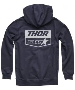 Thor Star Racing Fleece Hoody -Thor Motocross Sales thor star racing fleece hoody navy 3