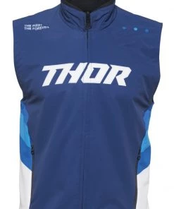 Thor Warmup Vest -Thor Motocross Sales thor warmup vest navy white 8